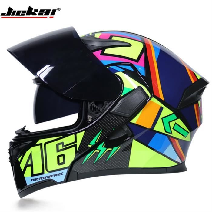 Casque De Moto Intégral Modulable Bluetooth Intégré - Approuvé ECE