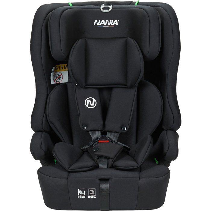 Siège auto - NANIA - LIMA - Groupe 1/2/3 - 76-150 cm - Isofix - I-Size - Réducteur - Noir