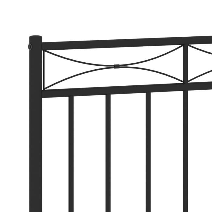 Tête De Lit Métal Noir 160 Cm – Design Industriel