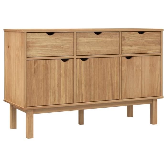 Buffet OTTA 114x43x73 5 cm Bois massif de pin - SALALIS - SP032639