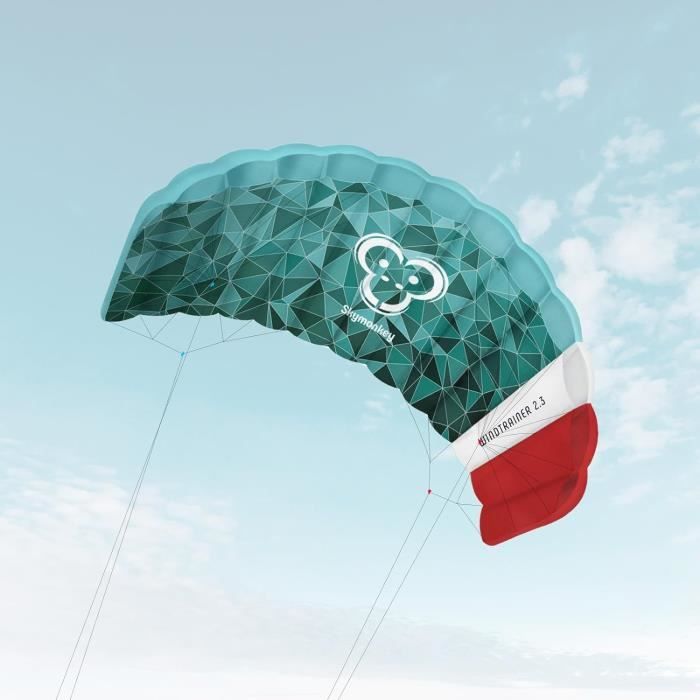 SKYMONKEY WINDTRAINER PARAFOIL 4-Fils Cerf-Volant (230cm / 330cm
