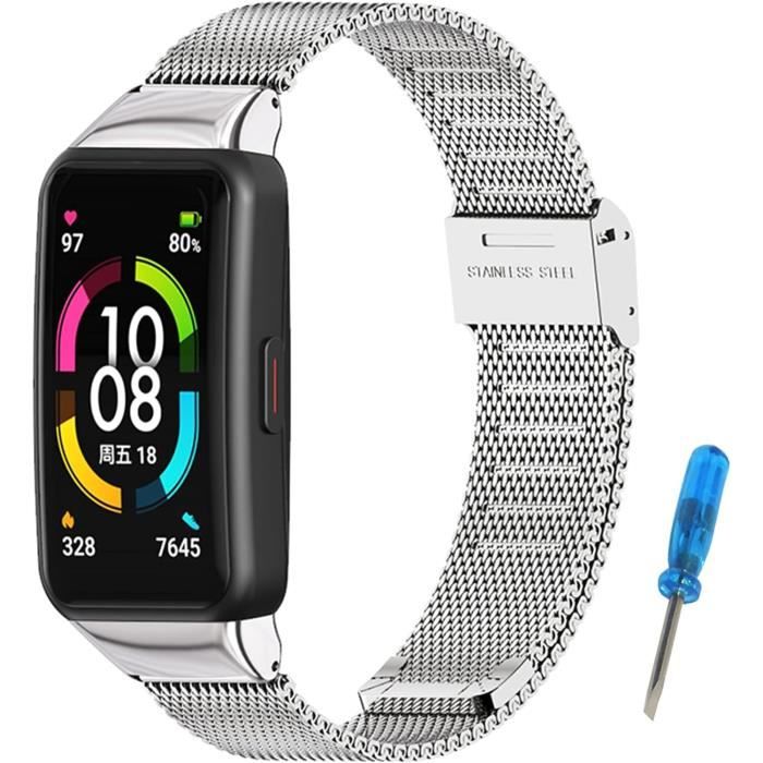 Generic Compatible With Huawei Band 6 Metal Strap,Stainless Steel Band Huawei Band 6 / Honor - View #14
