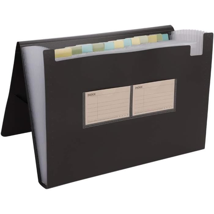 Uquelic Trieur 7 Compartiments | Lot De 2 Pièces | Extensible Pochettes Pour Documents