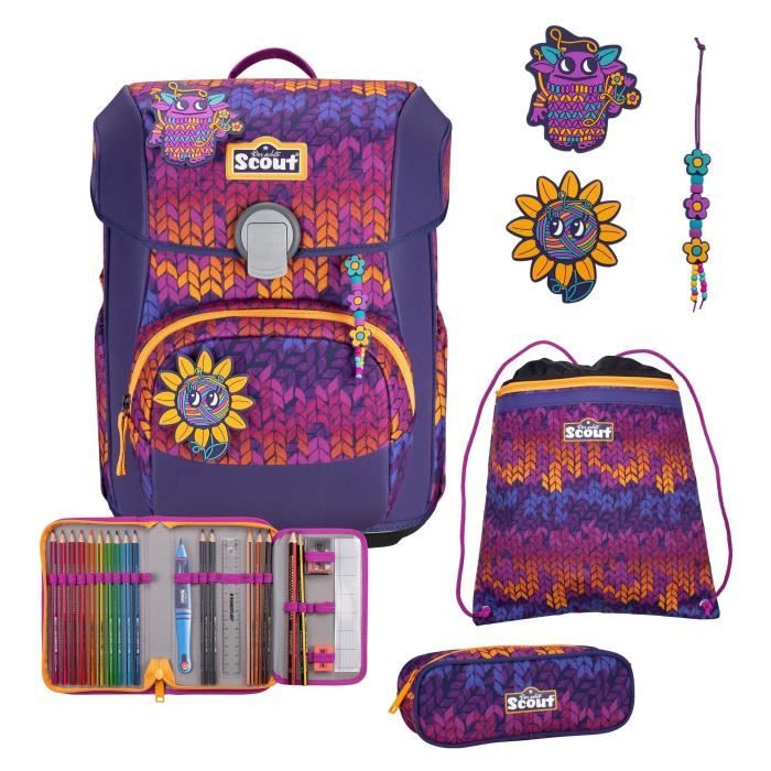Cartable Rouge Set de cartables - SCOUT - Fantasy - 4 pièces - Sac à dos moderne ...