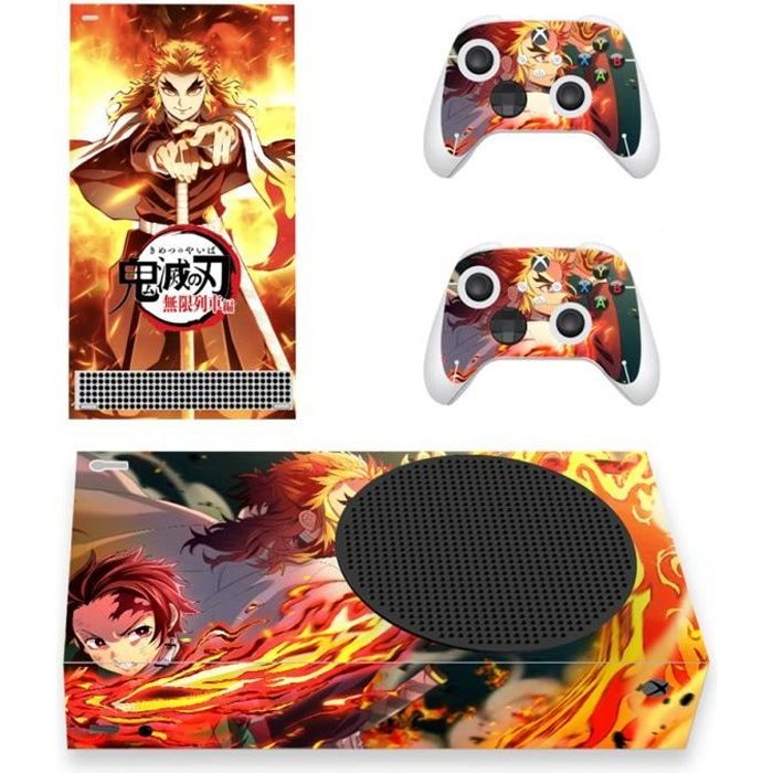 Skin PS5 Demon Slayer – Autocollant Vinyle Console + 2 Skins Manettes – Tanjiro Vert