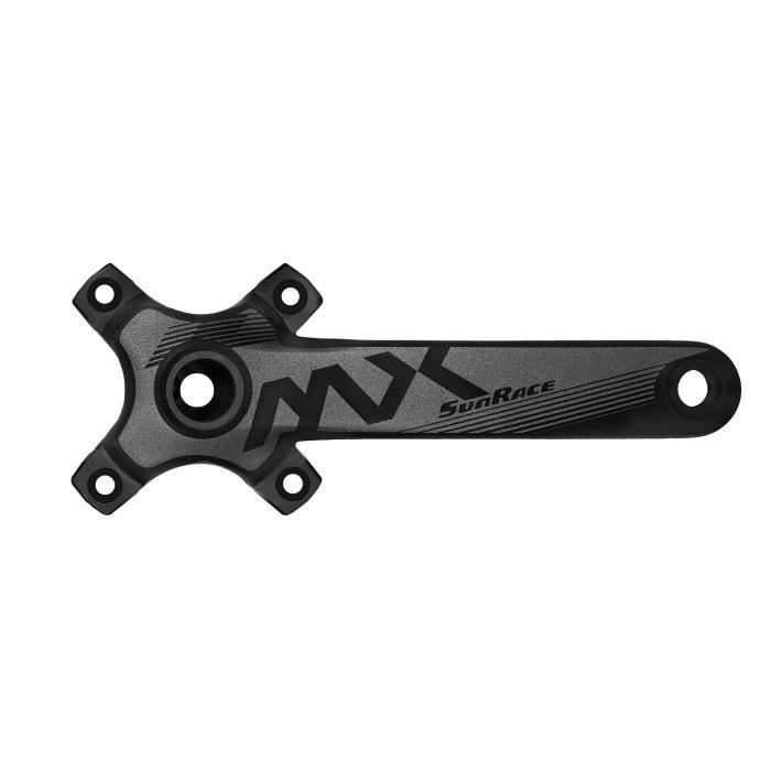 Pédalier vélo - SUNRACE - Single 175mm - Noir - BB MX00E