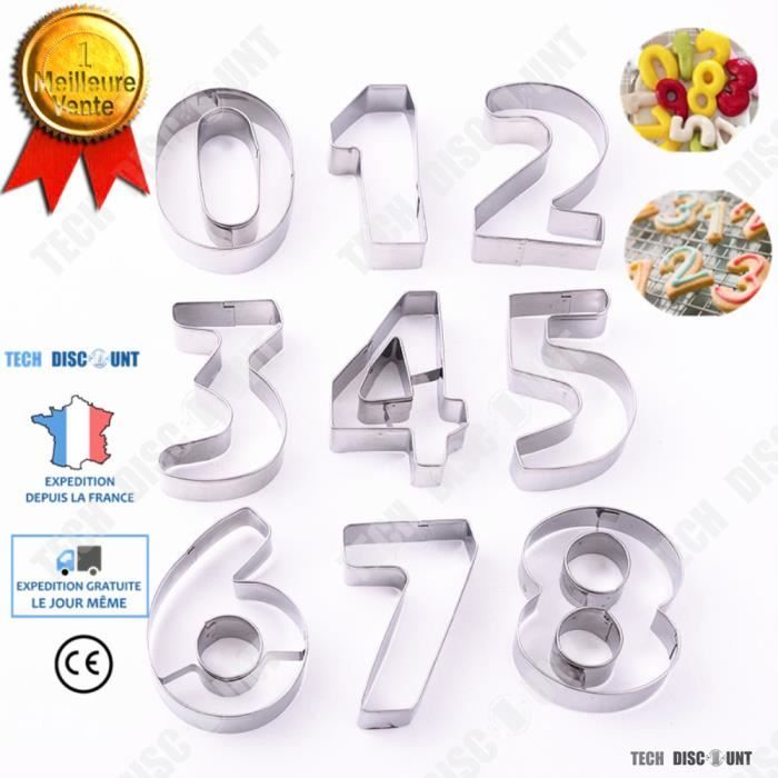 Td Moule Gateau Original Patisserie Muffin Chocolat Madeleine Chiffres 9 Pieces Cuisine Preparer Enfants Cake Acier Inoxydable Set Achat Vente Moule Td Moule Gateau Original Cdiscount