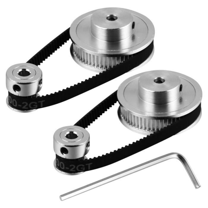 Poulie Synchrone 20 Dents Largeur 10mm Type XL En Aluminium - Diamètre Intérieur 6mm Pour Scie à Table