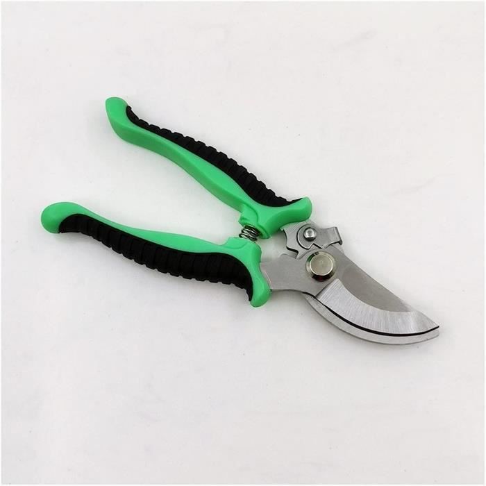 Sécateur De Précision Grüntek - Lame Inox Pour Rosiers, Bonsaï Et Petites Plantes (170mm)