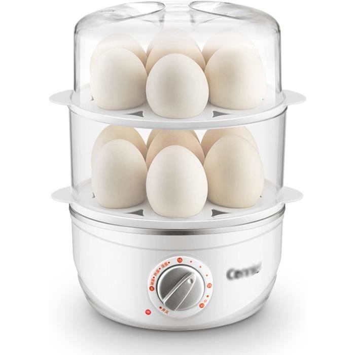 Chaudière À Œufs, Machine À Œufs À La Vapeur Multifonction En Acier Inoxydable De Grande