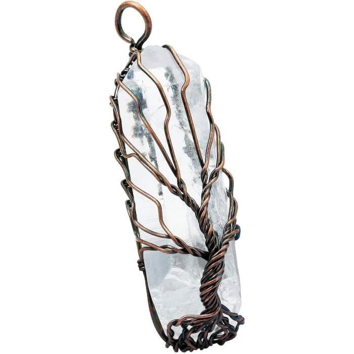 Pendentif Chakra Cœur En Pierre Naturelle Labradorite - Fait Main, 27 Mm