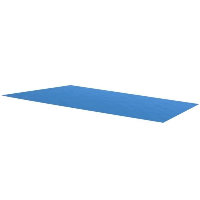 VidaXL Bâche de piscine rectangulaire 549 * 274 cm PE Bleu
