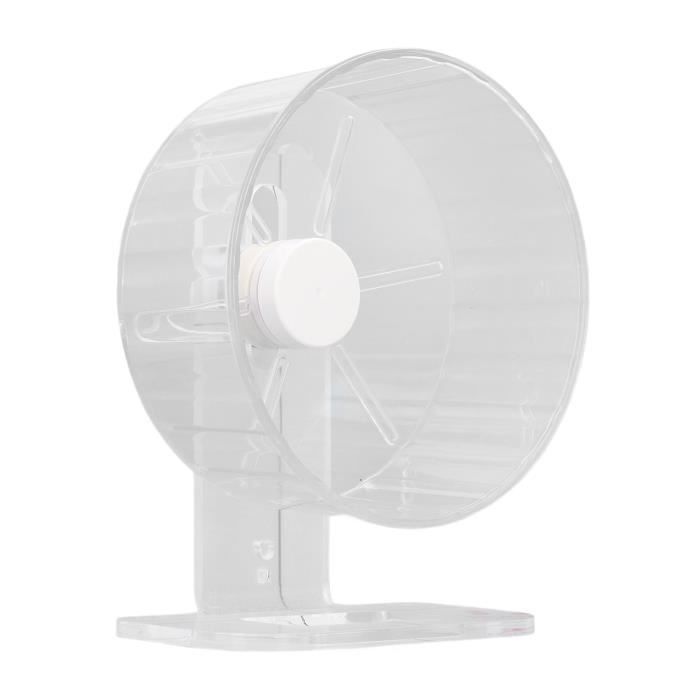 Meilleurs prix pour Roue de hamster - Vvikizy - Modèle silencieux - Acrylique durable - Conception antidérapante - Facile à nettoyer