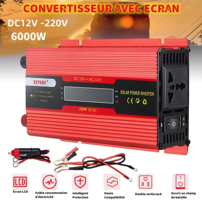 Convertisseur 12v 220v 6000W Onduleur,Transformateur,Convertisseur