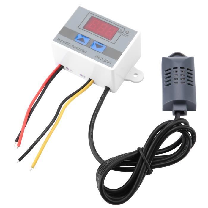 Contrôleur D’humidité Numérique XH-W3005 - Plage 0-99% RH, Sortie Directe 220V, Réglage Haute Précision 0.1%