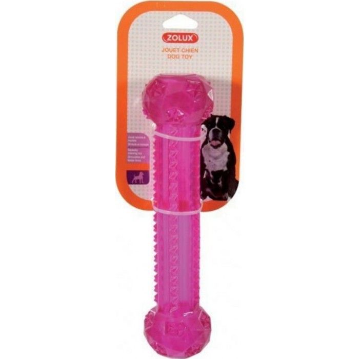 Jouet pour Chien - Zolux - Stick Framboise - TPR - 6 3 x 6 8 x 25 5 cm - Sportif