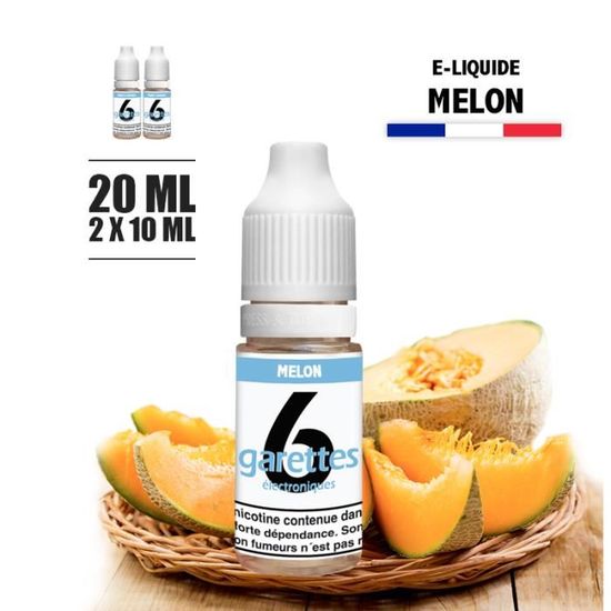 E-liquide 20ML saveur MELON sans nicotine (e-liquide id : PROD103) -  (2x10ML)