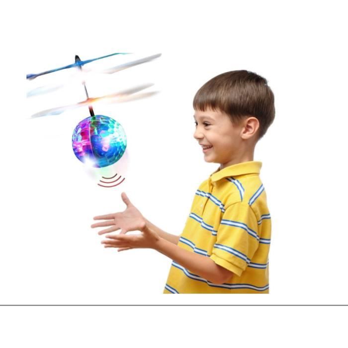Balle volante d'avion d'hélicoptère à induction infrarouge RC avec jouet  LED pour enfant, rouge - Cdiscount Jeux - Jouets