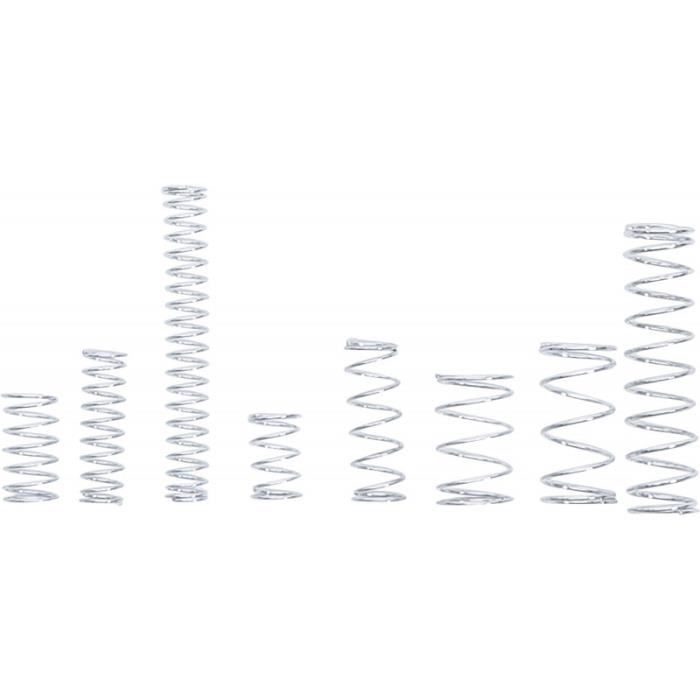 Coffret de ressort de compression et traction 200 pièces - Tailles assorties - Achat / Vente