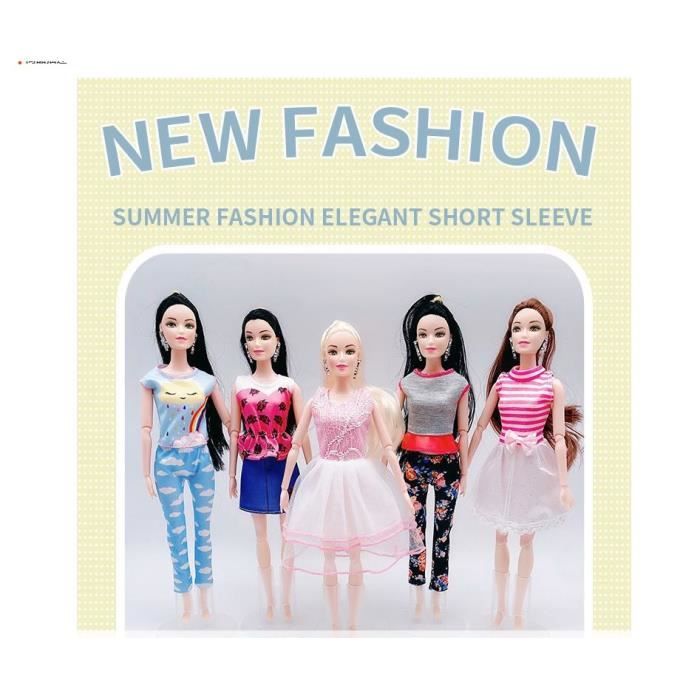 Mode décontractée bon marché pour les vêtements Barbie