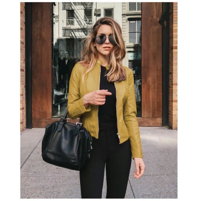 Blouson jaune on sale femme