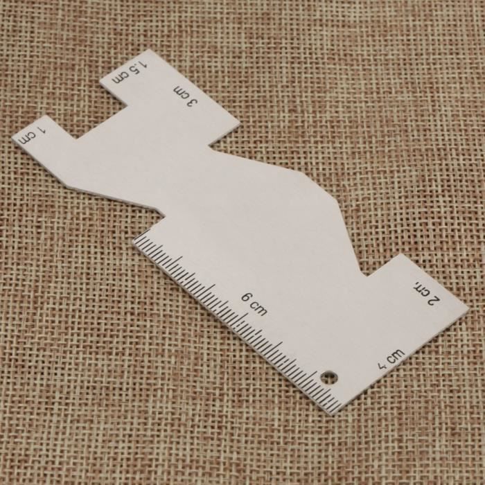 Jauge De Mesure En Métal Flexible - Règle De Couture Multifonction Pour Quilting, Broderie Et Couture