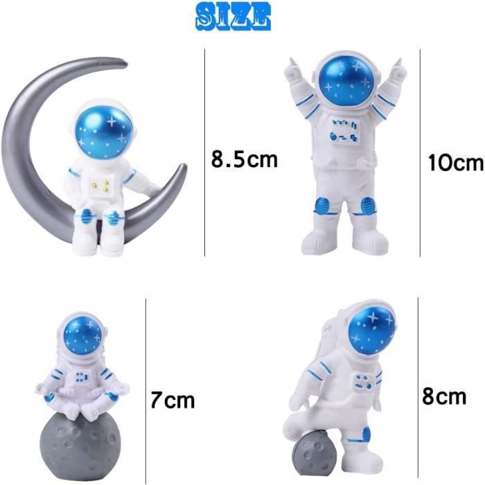 Décoration Gâteau Astronaute 12 Pièces Décoration de Gâteau Decoration Gateau Anniversaire Espace Cupcake Toppers pour Anniversaire d'enfant Parti Décoration, Tabletop Décoration,Enfant Cadeau