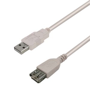 Rallonge Câble USB Et Ethernet 5 M - Adaptateur D'extension Pour Clavier, Souris, Imprimante - Bureau, Maison, Dortoir - 2