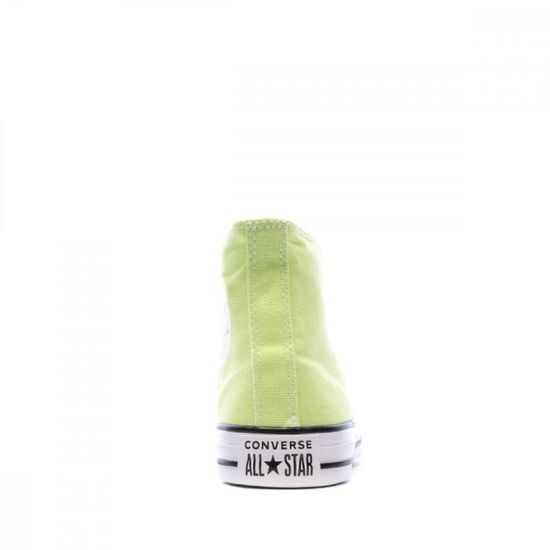 Converse transparente sales jaune fluo