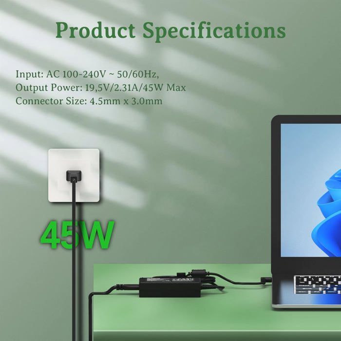 Hafiuege 45W Charger Compatible with HP Probook 450 G6 G9 Elitebook 640 | Power Supply 4.5*3mm Tip Blue Elitebook 640 820 830 845 840 645 Portable Probook 450 430 Charger Pavilion 11 13 15 Hafiuege 45W Charger Compatible with HP Probook 450 G6 G9 Elitebook 640 | Power Supply 4.5*3mm Tip Blue Elitebook 640 820 830 845 840 645 Portable Probook 450 430 Charger Pavilion 11 13 15
