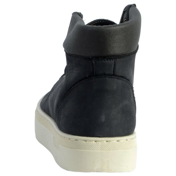 Basket haute noire femme deals