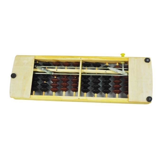 Boulier Japonais Soroban 13 Colonnes Portable - Calculatrice éducative Pour Enfants - Outil Mathématique Classique En ABS