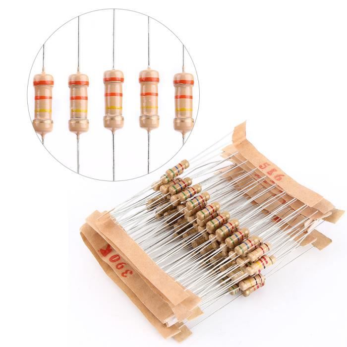 Limiteur De Pression Lot De 50 Résistances Carbone 7.5 M (mégaohms) 1/4W +/-5% - Film Carbone - SRPASSIVES Capteur Pression De Carburant