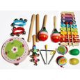 CONFO 14PCS Instruments de Musique Jouets de Percussions Instruments avec Sac de Transport Pour Enfant Comme Cadeau à Noël,Anniversa-3