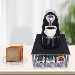 Boîte à Thé Avec 3 Tiroirs En Plastique Avec Tiroirs - Pour Sachets De Thé - Empilable - Tiroir