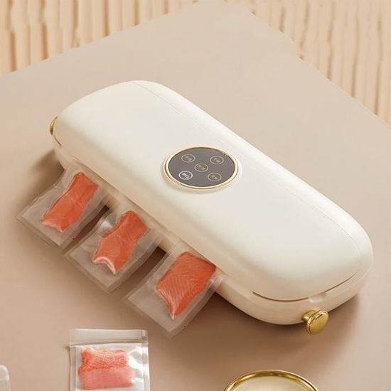 HURRISE mini scellant de sac Scellant sous vide Mini scellant sous vide  électrique portable pour cuisine à domicile avec 5 sacs - Cdiscount Maison