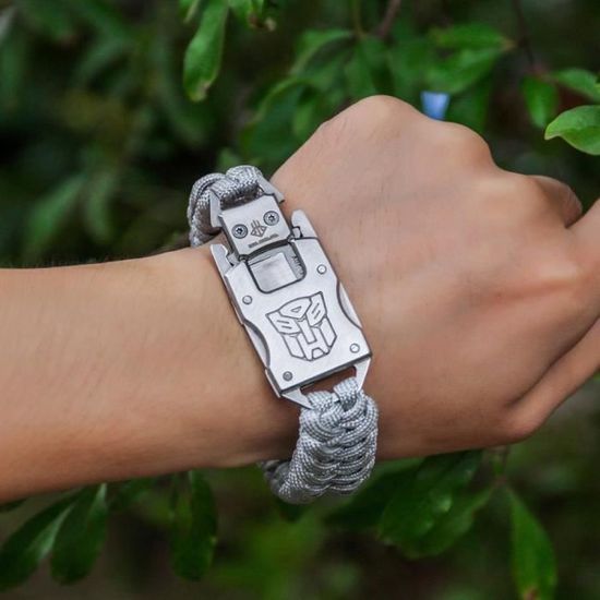 Couteau tactique EDC Bracelet de survie Cdiscount Sport