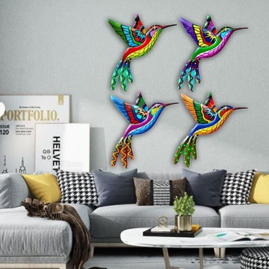 Décoration Colibri Oiseau Suspendu Décor Maison Intérieur Ornement Extérieur 