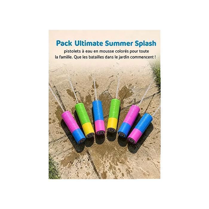 Pistolets à eau en mousse chaude - Amusement en plein air ultime pour les enfants