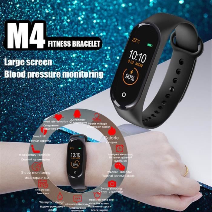 17€01 sur M2 Sport Podomètre intelligent Bracelet Bluetooth V4.0 Fréquence  cardiaque intelligent Montre - Montre connectée - Achat & prix
