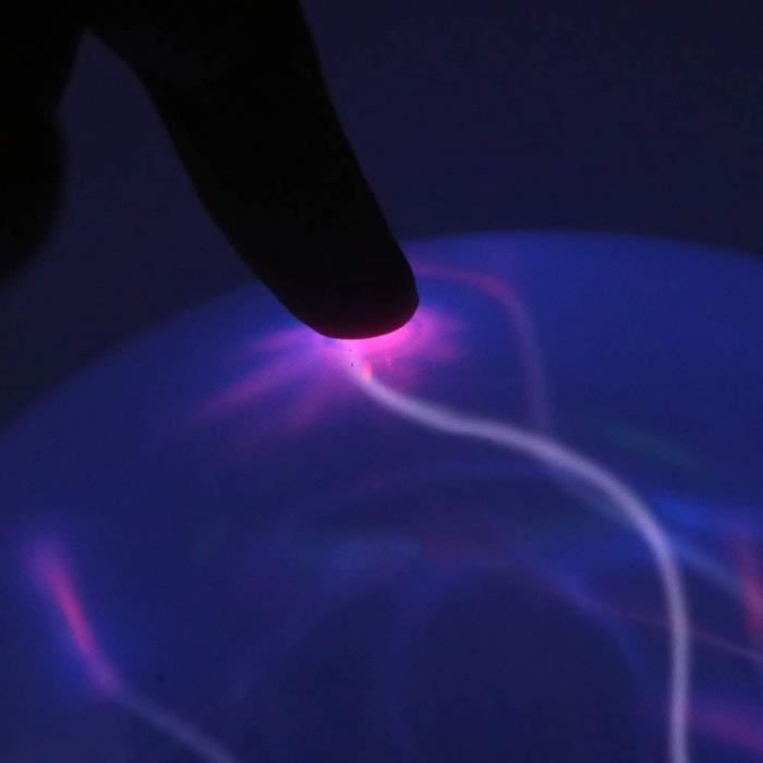 Lumière de Boule de Plasma, Lampe Plasma Boule Magique Lampe de Sphère  d'ion de Boule Sensible au Toucher 5 pouces pour Cadeaux - Cdiscount Maison