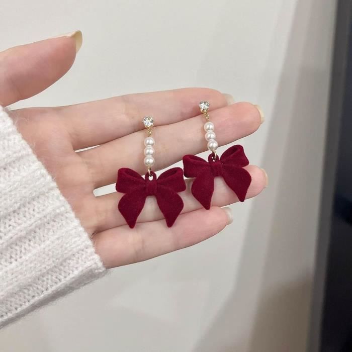 Boucles D'Oreilles Noël Jingle Bell - Pendantes Clochettes Colorées - Métal Plaqué Or - Cadeau Fête