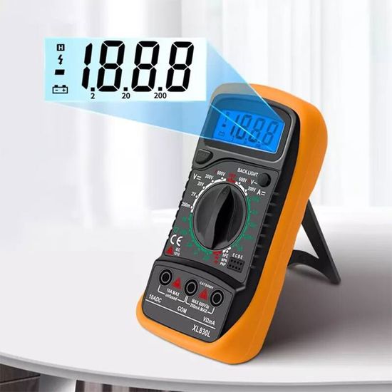 BliliDIY Testeur DC 0-100V 0-10A 250W - Voltmètre Ampèremètre LCD Numérique Avec Affichage Tension Courant Puissance