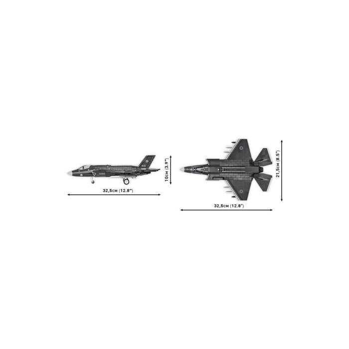 Jeu De Construction Avion F-35B Lightning II En Briques - Compatible COBI, 8-11 Ans, Neuf
