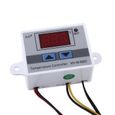 Thermostat KKmoon R/égulateur de Temp/érature Affichage de Temp/érature Haute et Basse du Thermom/ètre de Contr/ôleur de Temp/érature de Thermostat Intelligent de Digital