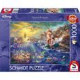 Puzzles - SCHMIDT SPIELE - Disney Arielle la petite sirène - 1000 pièces-0