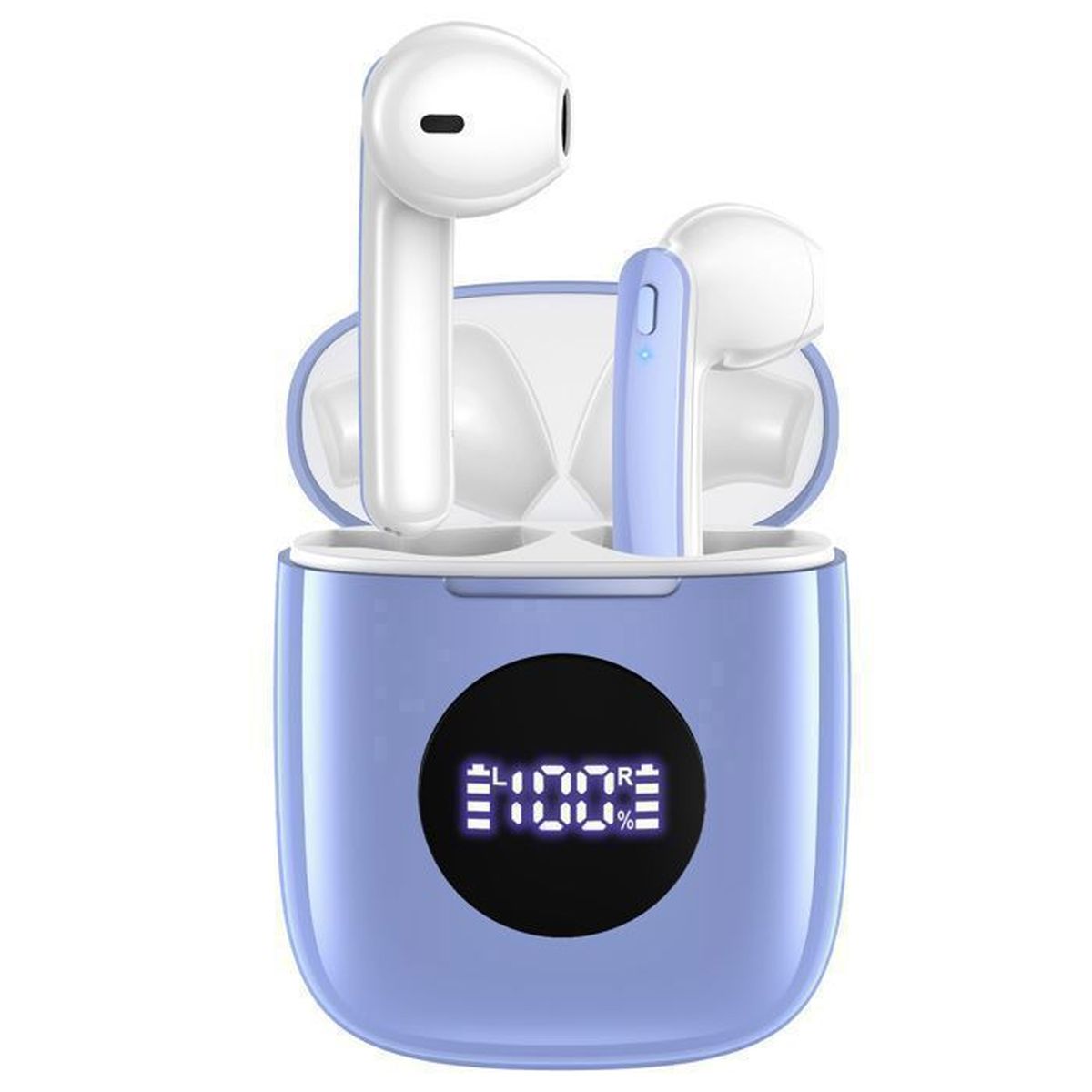 Ecouteurs Bluetooth Sans Fil, Casque Bluetooth 5.3, 50 Heures Contrôle Tactile, 4 ENC Appel