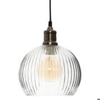 ATMOSPHERA CRÉATEUR D'INTÉRIEUR Suspension "Laye" verre D20cm - Atmosphera createur d'interieur