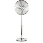 DOMO ELECTRO Ventilateur sur pied - Entièrement en métal chr…