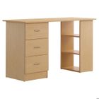 HOMCOM - bureau - Bois - 120x49x72cm - Bois naturel